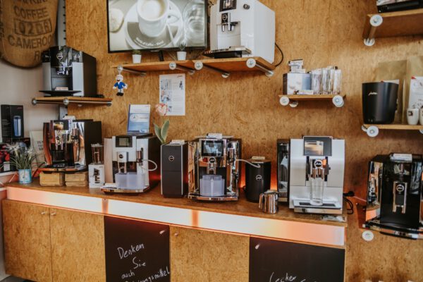 Ausstellung. Kaffeevollautomaten von JURA
